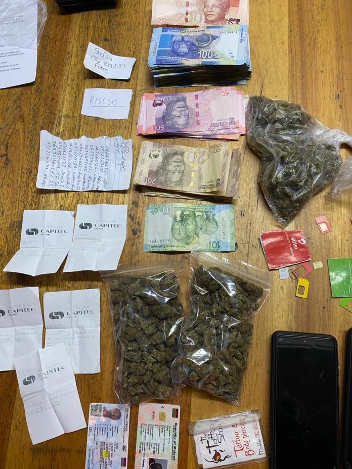 traffic officers seize drugs