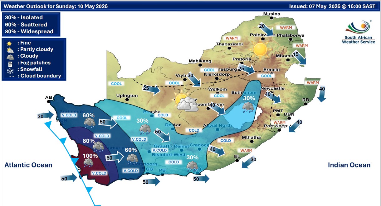 cape town cold fronts