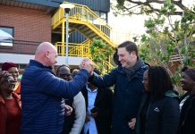 Traders are smiling in Masiphumelele Traders are smiling in Masiphumelele