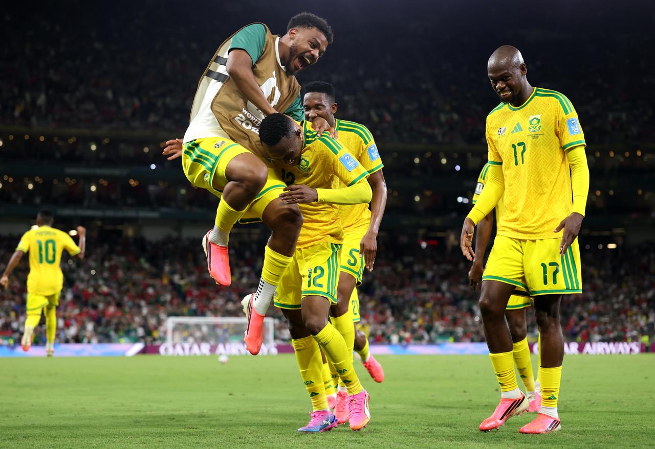 Bafana Bafana make history, progressing to the FIFA World Cup knockout phase bafana