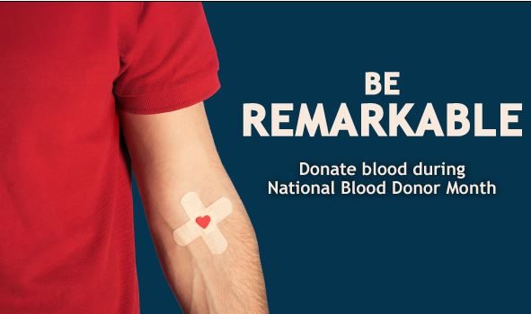 National Blood Donor Month is here!