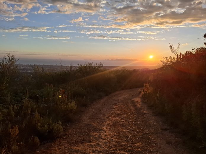 Helderberg NR 3 hikers - Helderberg Nature Reserve
