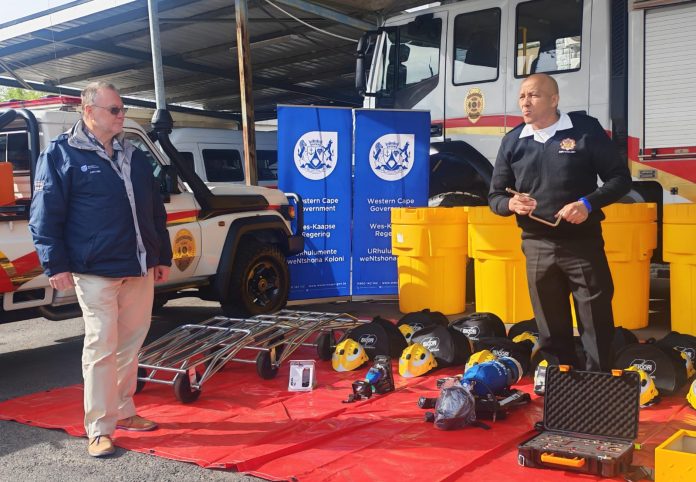 Specialised hazardous materials (Hazmat) equipment handed over