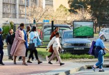 Busy city pedestrian routes turn into an open-air gallery Busy city pedestrian routes turn into an open-air gallery