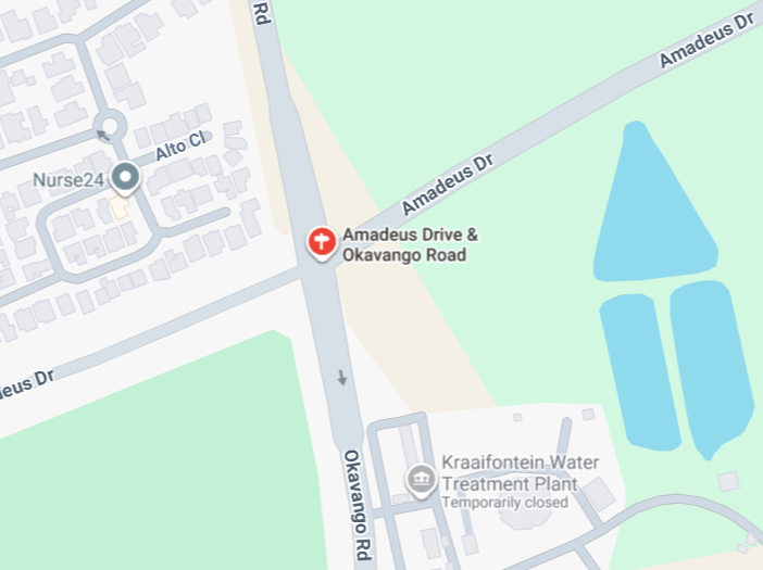 Expect some congestion around Okavango Road